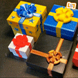 gif 5x5x5.gif Archivo 3D Cajas de regalo - 5 modelos - 3 tamaños (sin pegamento ni pintura)・Objeto de impresión 3D para descargar