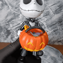 ezgif.com-optimize.gif STL file JACK SKELLINGTON HALLOWEEN - TRICK OR TREAT- TIM BURTON・3D printable model to download