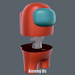 Among-Us.gif STL file Among Us (Easy print and Easy Assembly)・3D printer model to download