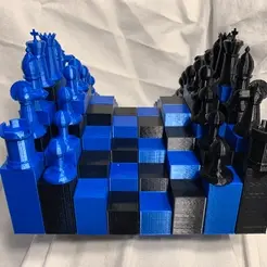 361101A9-5A99-4EB3-BF3F-530DDD4EB55B.gif 3D Multi-level Chess Set