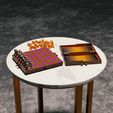 20230113_164339.gif Chess / Backgammon Foldable Portable Board (Pawns Included)