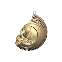 skull-sit-2.gif Бесплатный STL файл Skull keychain・План 3D-печати для скачивания, Artkhudos