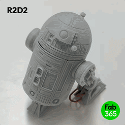 R2D2_01.gif Файл 3D StarWars Складной R2D2・Модель для загрузки и 3D-печати, fab_365