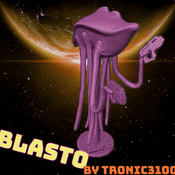 Blasto2.gif STL file Mass Effect Blasto Statue・Model to download and 3D print