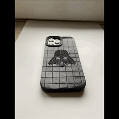 animated.gif Download STL file Iphone 13 Pro Max CASE + Dark VADOR version • 3D printing model, YOPdesign