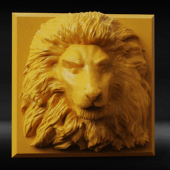 lion-cap.1169-1.gif STL file Extrusion end cap・3D print model to download, Culty_cute