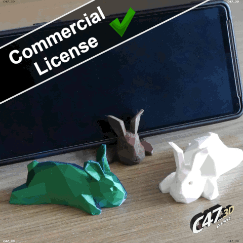 Bunny Phone Holder - Commercial License