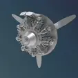 Keyshot-Animation-MConverter.eu-2-1.gif airplane radial engine