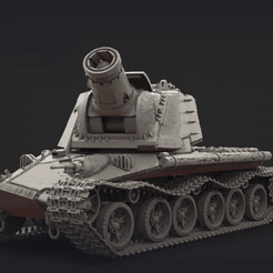 red_super_heavy_tank_360_01.455-min.gif Download free file SUPER HEAVY TANK OF THE REDS • 3D printing design, IO_Butov