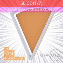 1-7_Of_Pie~7in.gif 3D-Datei Scheibe (1∕7) von Pie Ausstecher 7in / 17.8cm・3D-druckbares Modell zum herunterladen