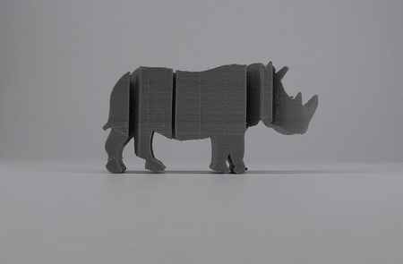 Rhino.gif Download free STL file Text Flip, Rhino • 3D print design, master__printer