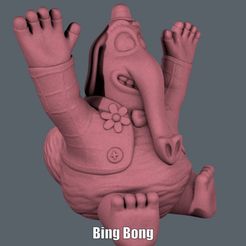 Bing Bong.gif Fichier STL Bing Bong (Impression facile sans support)・Objet imprimable en 3D à télécharger, Alsamen