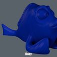 Dory.gif Fichier STL Dory (Impression facile sans support)・Modèle à télécharger et à imprimer en 3D
