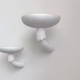 ezgif.com-gif-maker.gif STL file Mushroom Floating Shelf - EASY PRINT - COLOR PRINT・3D printable model to download