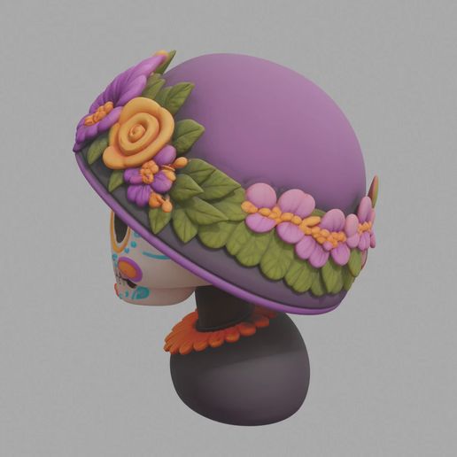 Calavera Catrina Day of the Dead Bust 32cm