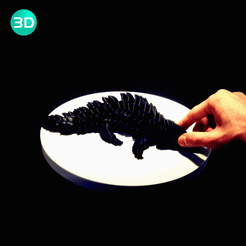 VID_20230102_091755_2.gif STL file SSD-PRINT-IN-PLACE-Pangolin・3D printer model to download