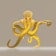 gif-yeux-fond-clair.gif STL file Alien-tentacles bracelet・3D printer model to download