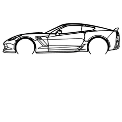 Corvette-c7-Z06.gif Fichier 3D Chevrolet Corvette Bundle 8 cars SAVE %30・Design à télécharger et à imprimer en 3D