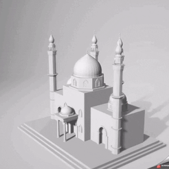 Mosquée-gif.Mosquée-gif.Mosquée-gif.gif OBJ file Model buildings & monuments・3D printable model to download