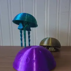 jellyfish.gif Archivo STL MEDUSA DE IMPRESIÓN EN EL LUGAR・Modelo para descargar e imprimir en 3D