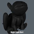 Night-Light-Dart.gif Fichier STL Night Light Dart (Impression facile sans support)・Idée pour impression 3D à télécharger