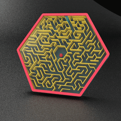 maze-ball.224-min.gif Télécharger fichier STL labyrinthe hexagonal labyrinthe 10 set • Design pour imprimante 3D, nikosanchez8898