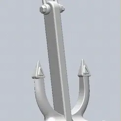 Якорь_холла_класический (1).gif Hall anchor is classic. Scale model. For modelers and games.