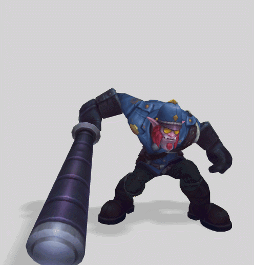 Constable Trundle League of Legends 3D print model 3D model