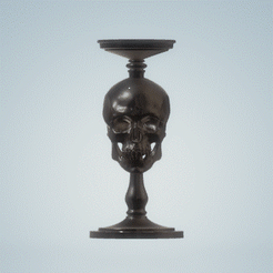 ABB_250.gif STL file skull_CH・3D printing idea to download