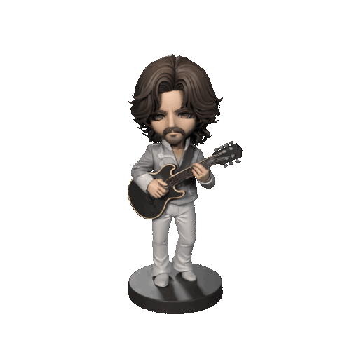 Barry Gibb – Bee Gees Chibi Disco Pop Vocalist Guitarist Figure (Fan Art)