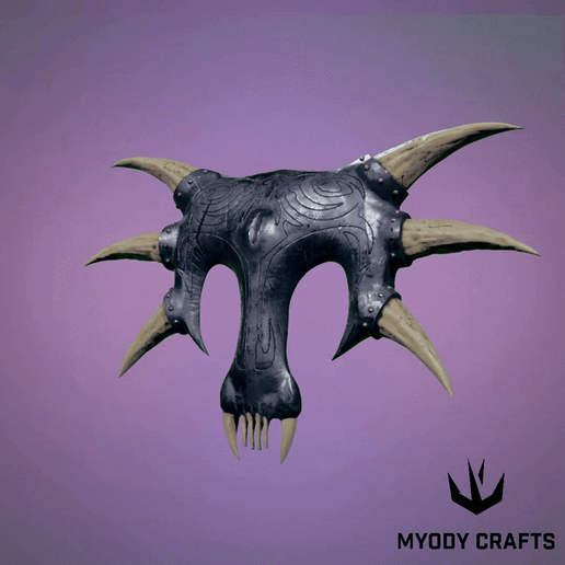 Gothic Sleeper Necklace 3D model