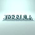 Jessica_Elegant.gif Jessica 3D Nametag - 5 Fonts