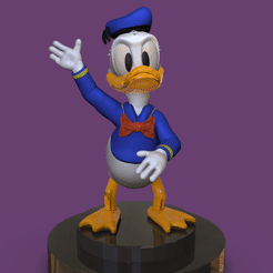a ro a STL-Datei Donald Duck herunterladen • 3D-druckbares Design, gilafonso