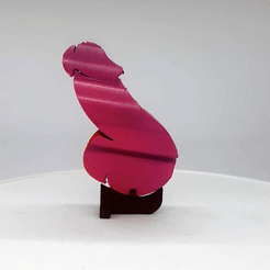 ezgif.com-optimize-3.gif Free STL file Text Flip: Ice Cream - Penis 2.0・3D print object to download