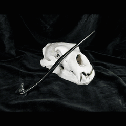 TESTRAL.gif 3D file Death Eater Testral Wand・3D printer design to download