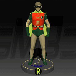 Robin-preview.gif STL file ROBIN '66 -BURT WARD-・3D printable model to download