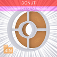 Donut~4in.gif Donut Cookie Cutter 4in / 10.2cm