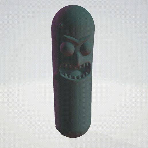 gifrick.gif Rick Pepinillo listo para imprimir