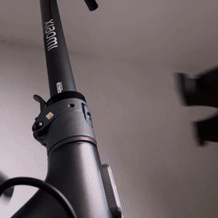 1.gif STL file Vertical Scooter Stand WITHOUT SCREWS・3D printable model to download