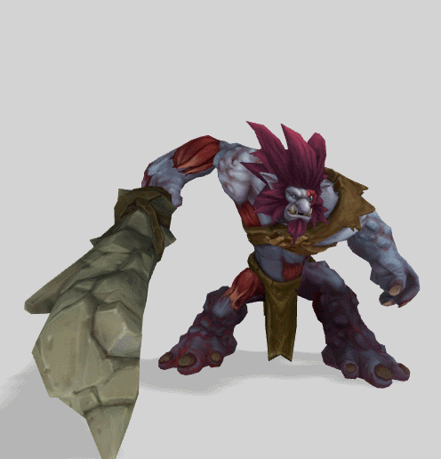 Traditional Trundle League of Legends 3D print model 3D model