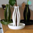 Vase-STL-1_1-ezgif.com-optimize.gif Mordern Vase "Emberflare" | Propagation Vase STL to 3D print | Open Water Design