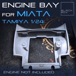 0.gif 3D file ENGINE BAY for MAZDA MIATA For TAMIYA 1/24・3D printing template to download, BlackBox