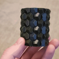 2-Color-Print.gif OBJ-Datei Spirale zum Drucken Ihres eigenen zweifarbigen Filaments kostenlos herunterladen • 3D-Druck-Vorlage, gleiberkid