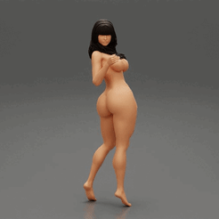ezgif.com-gif-maker-6.gif Fichier STL Femme Figure Nue 8 Modèle d'impression 3D・Plan pour impression 3D à télécharger, 3DGeshaft