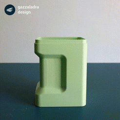 03.gif Файл STL Контейнер для стирального порошка・Дизайн для загрузки и 3D-печати