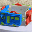VIDEO-CAMPING-CAR.gif STL file CAMPER VAN WITH TOKEN OR COIN・3D printer design to download