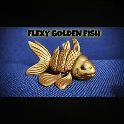 20211227_231255.gif STL file Flexi Golden Fish・3D printer model to download, Giordano_Bruno