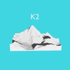 K2.gif 3D Topography - K2