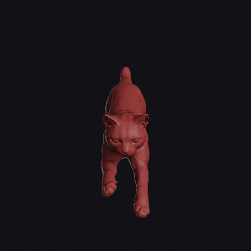 Pouncing Domestic Cat