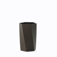 六面体(光) 循环.gif Hexagon Pencil Holder/Brush Pot